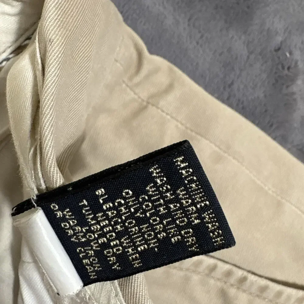 Banana Republic Mens Khaki Chino Pants Classic Fit Cotton Dawson Fit Relaxed